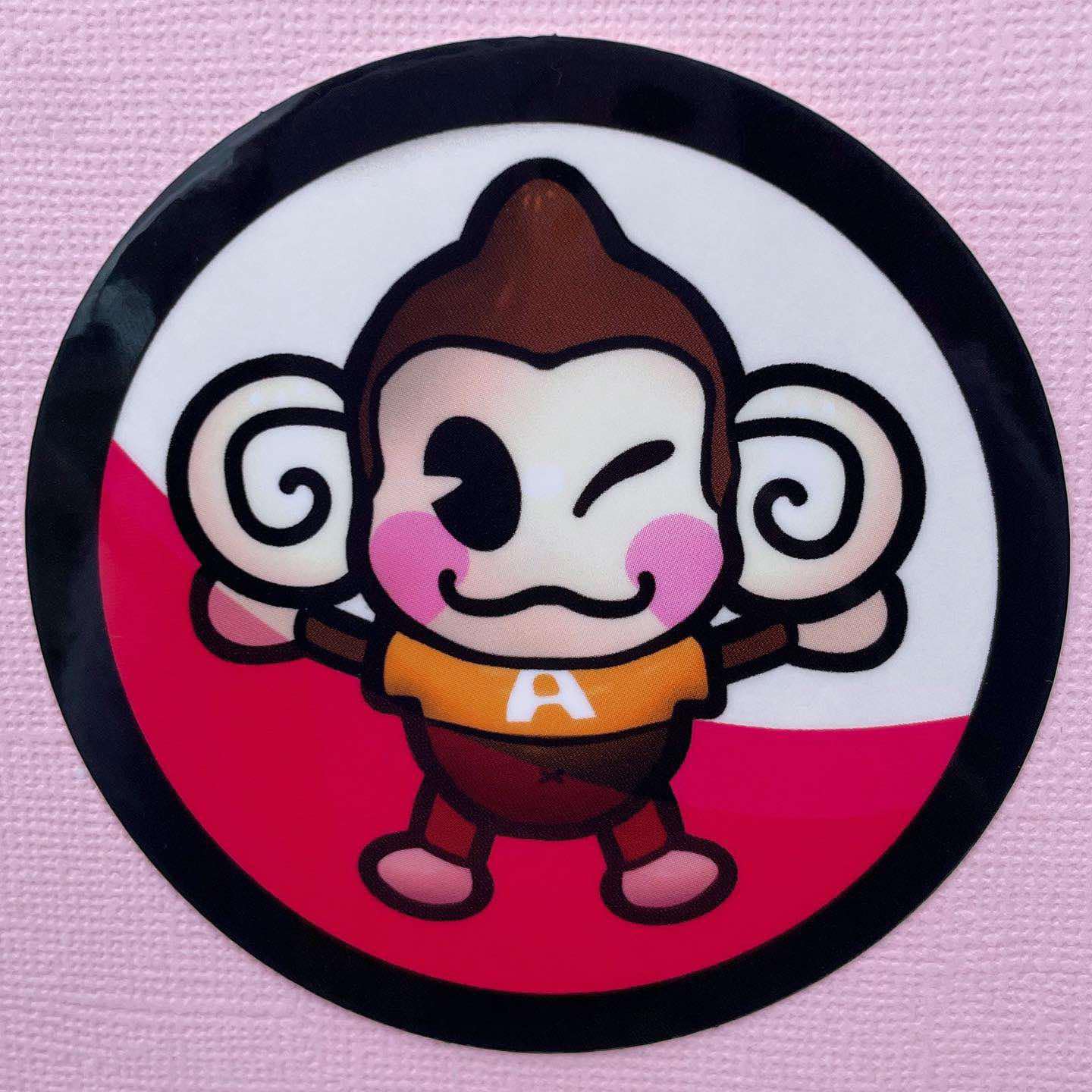 AIAI MONKEY BALL Transparent Vinyl Sticker Decal